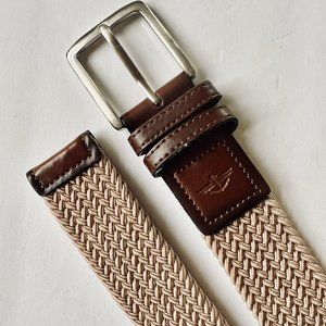 DOCKERS Men's Woven/Braided Elastic Stretch Belt NWOT Size M 34-46